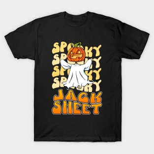 Jack Sheet Ghost | Halloween Ghost T-Shirt